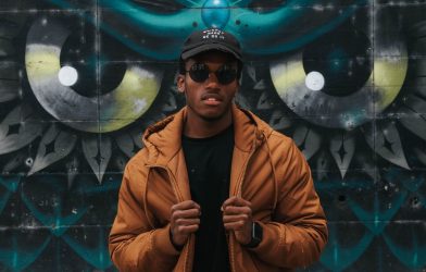 Man wearing gothic streetwear demonstrating the dark urban style discussed in this gothic streetwear for men guide