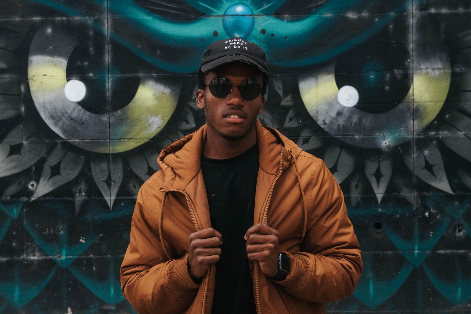 Man wearing gothic streetwear demonstrating the dark urban style discussed in this gothic streetwear for men guide